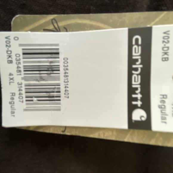 Mens 4xl Carhart vest Brn - Picture 8 of 8